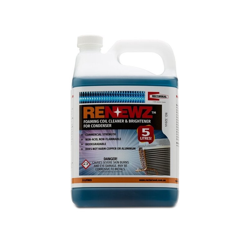 Rectorseal Renewz $90 No Acid High Foaming Cleaner 5 Ltr x 4 carton 40% off